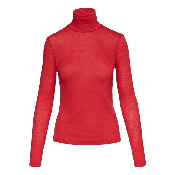 NWT Argent Skinny Turtleneck in Merino Silk Jersey - Picture 3 of 3